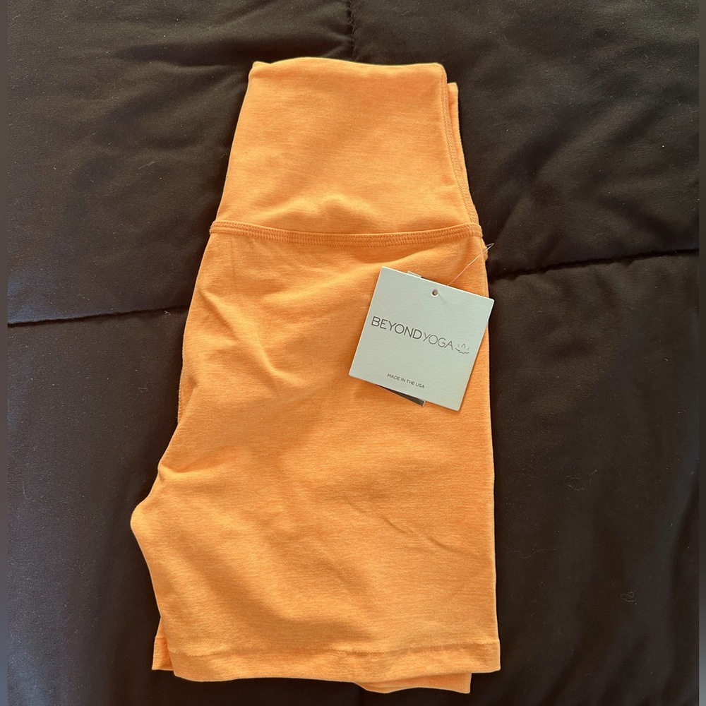 Beyond yoga space dye bike shorts